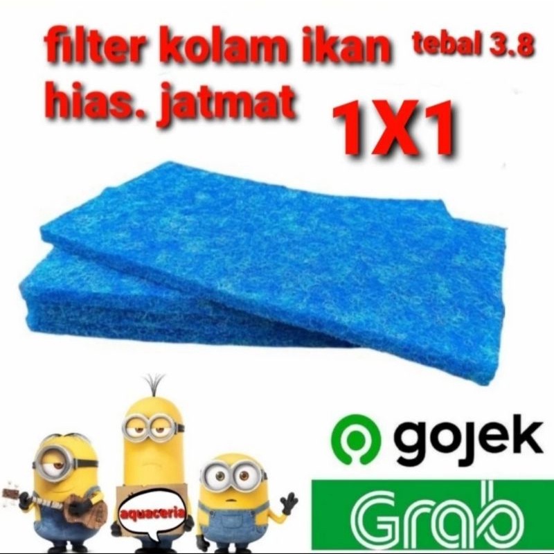 Media filter JAPMAT kolam ikan UK 1mx1m Filter JAPMAT premium