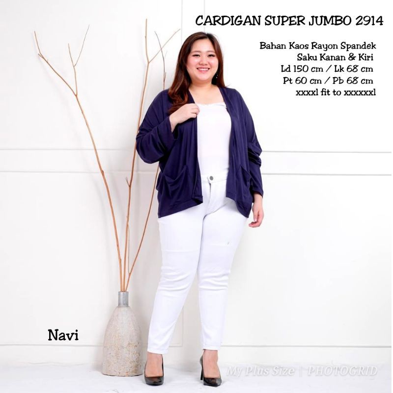 Cardigan Super Jumbo 2914,Ld 150 cm