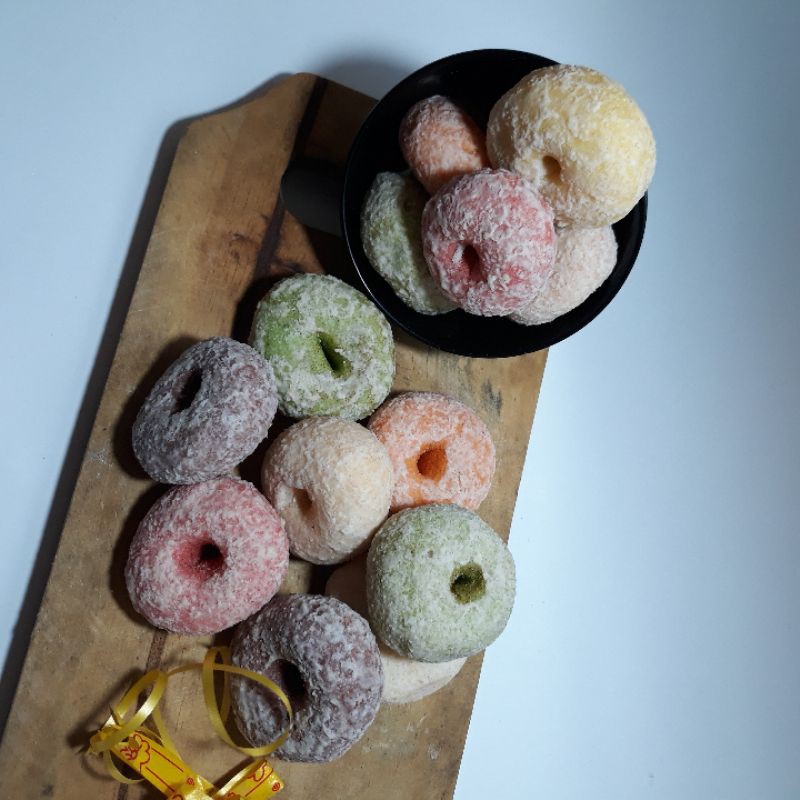 TERMURAH DONAT WARNA MANIS 200gr / WIDARAN DONAT / SNACK KILOAN MURAH