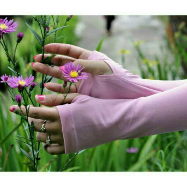 Handsock Jempol /Handsock Wanita/ Manset Tangan /handsock  jempol polos/ sarung tangan wanita
