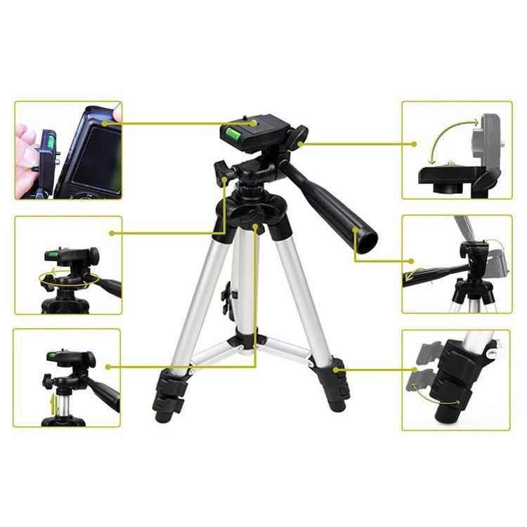 Rovtop Tripod Mini Profesional untuk Kamera Digital - KJ-001 [Hitam]