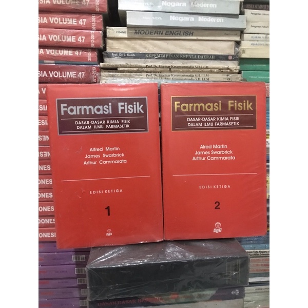 FARMASI FISIK, 1 SET BUKU 1&2 EDISI 3 ALFRED MARTIN