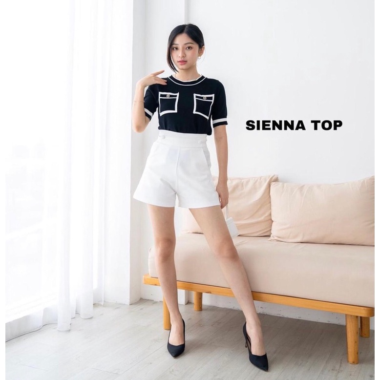 [IMPORT] Sienna Knit Crop Top Import B2