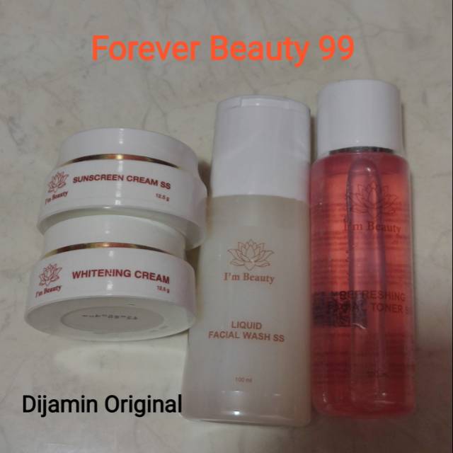 Paket I'm Beauty whitening SS Series kulit sensitif - im beauty paket sensitive skin