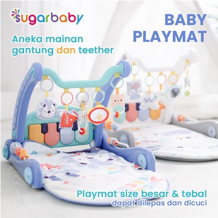 Sugar Baby 2in1 Baby Walker and Playmat