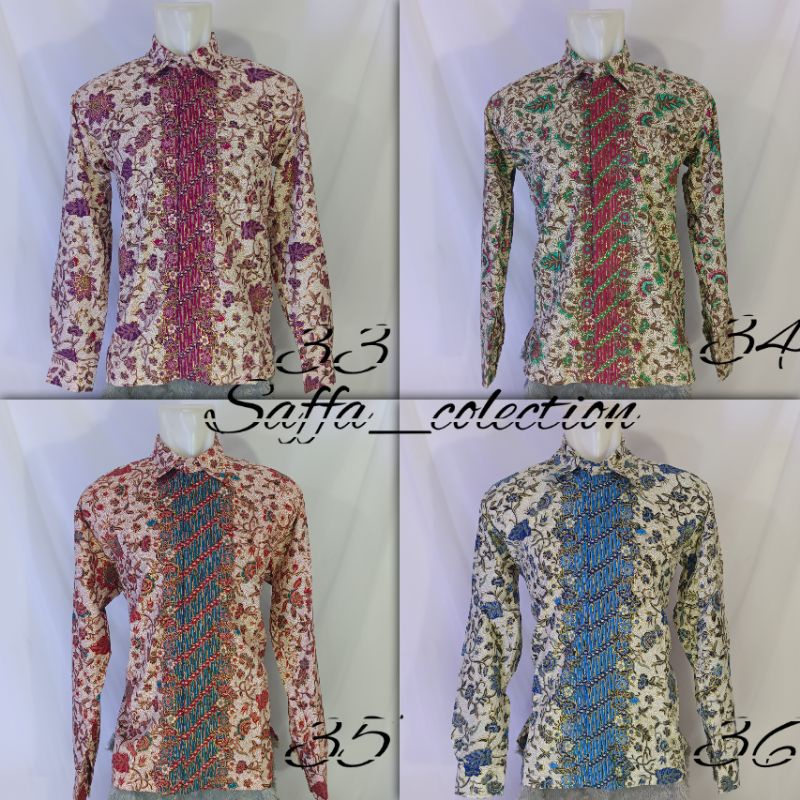 kmeja batik pria/batik pria/kmeja lengan panjang