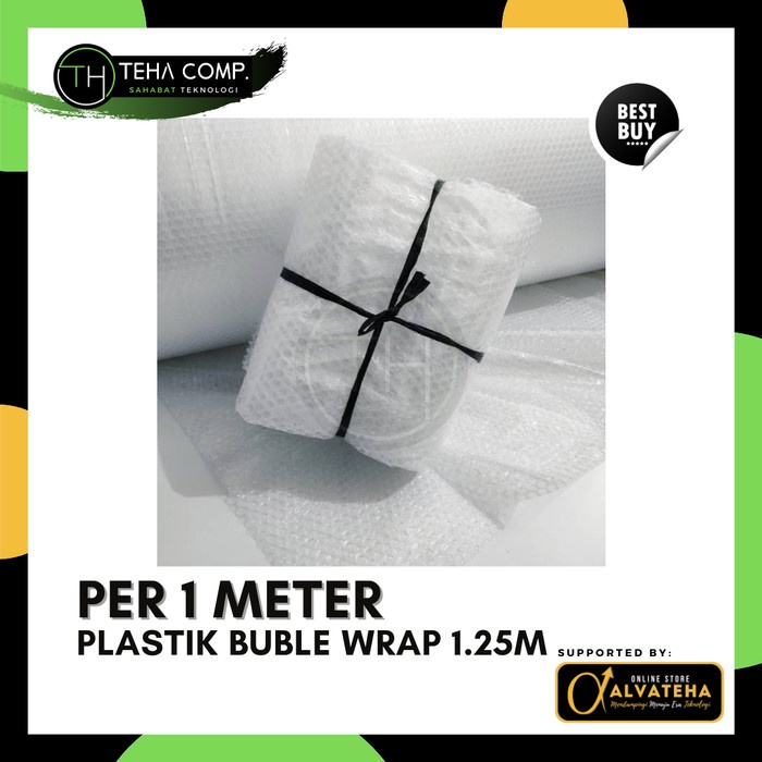 

Plastik Buble Wrap Pelindung Packing Kemasan Aman Ukuran 125 x 100 cm