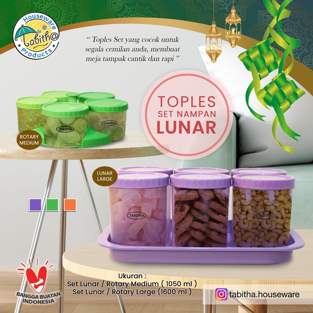 Toples Set Nampan Lebaran tabita