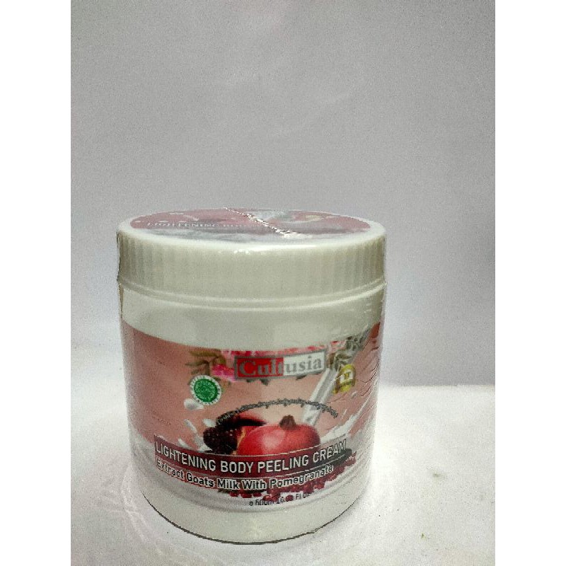 Cultusia lulur lightening body peeling cream pomegranate 500ml