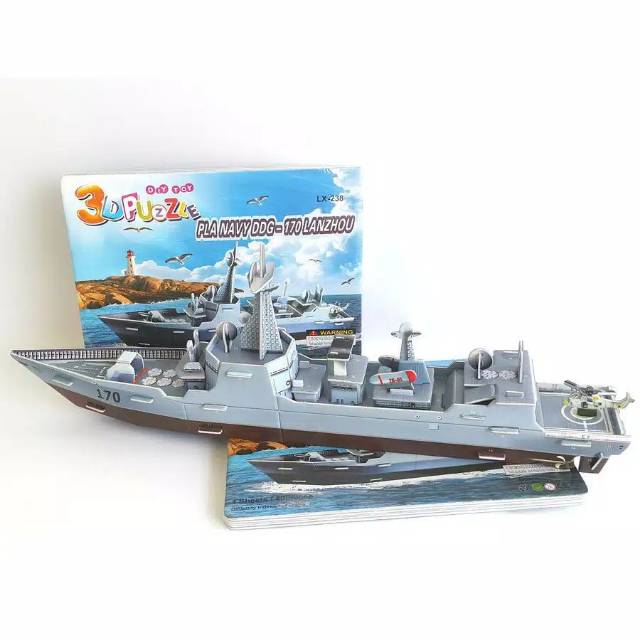 Puzzle 3D Anak DIY Puzzle 3 Dimensi Mainan Edukasi