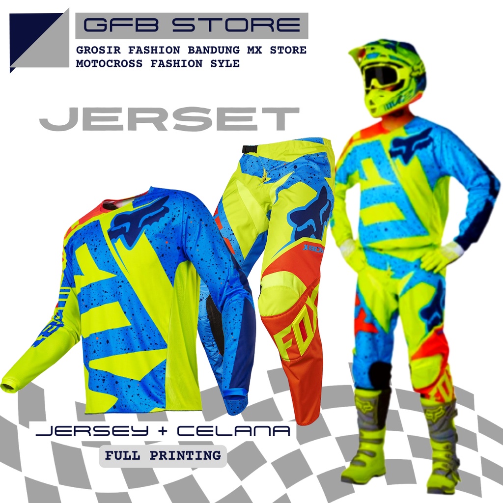 jersey set motocross StabiloRedBlue