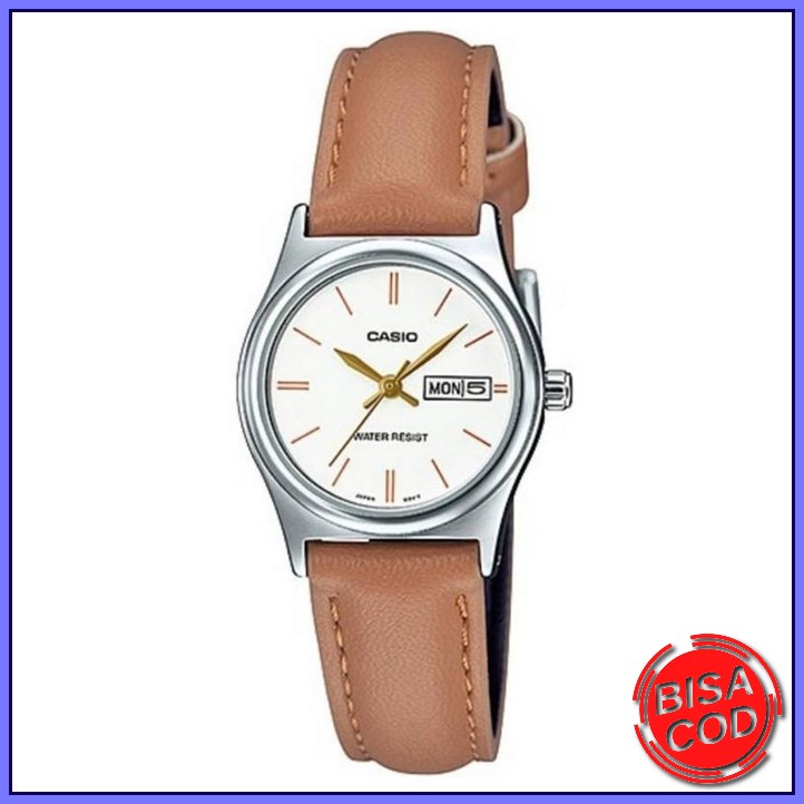 ✅Cod, Jam Tangan Rantai Emas Wanita Cewek Seperti Gelang Murah  Ltp-V006L-7B2Udf - Jam Tangan Wanita