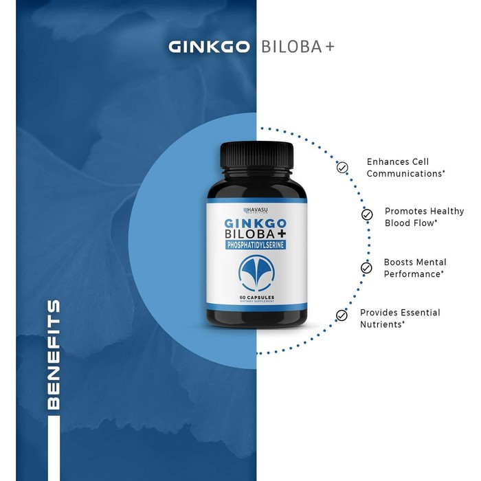 Havasu Ginkgo Biloba - Brain Health, Mental Alertness, Memory &amp; Focus