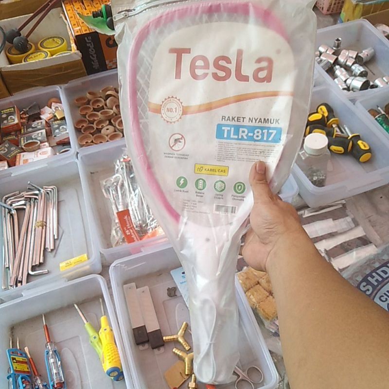 RAKET NYAMUK TLR-817/819 + Rechargerable (Kabel Cas) / Pembasmi Nyamuk / Perangkap Nyamuk / Reket Ny