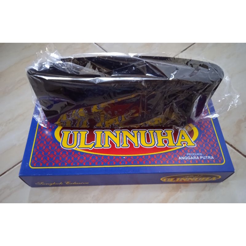 PECI SONGKOK ULINNUHA HITAM POLOS