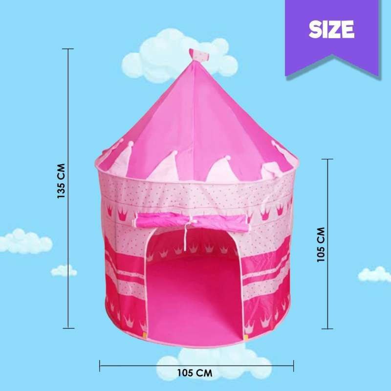 Tenda Anak Castle/Tenda Anak Istana/Tenda Anak Indoor/Tenda Anak Kerucut/Tenda Anak Outdoor/Tenda