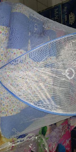 Omiland Kasur Dakron + Kelambu Bordir Polcadot (lc) Obk5214