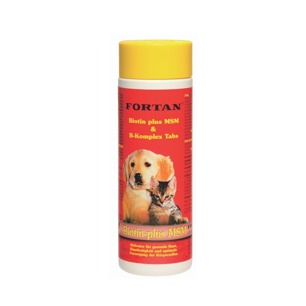 

FORTAN Supplement Kulit dan Bulu Anjing BIOTIN Plus MSM 100gr
