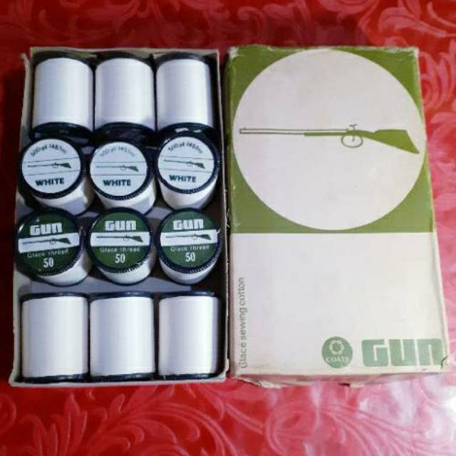 Satu Set Benang Layangan Jadul Cap Gun Size 50