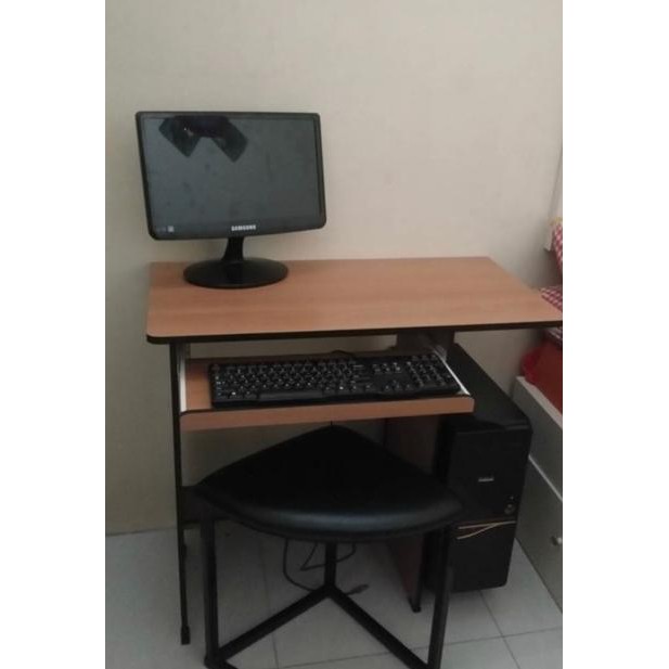  Meja  Komputer  Belajar Tulis Laptop Minimalis  Kayu Les 