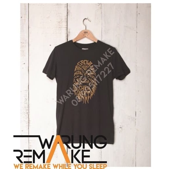 T1897 Kaos Tshirt Baju Combed 30S Distro Star Wars Alphabet Jedi