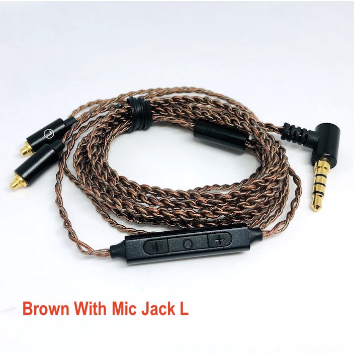 MMCX Pin UE Braid OFC Twist Cable Replacement Shure UE Tin Audio Basic