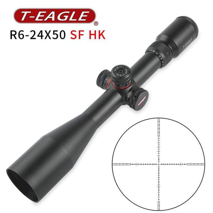 TELESKOP T-EAGLE R6-24X50 SF HK RETIKEL BARU