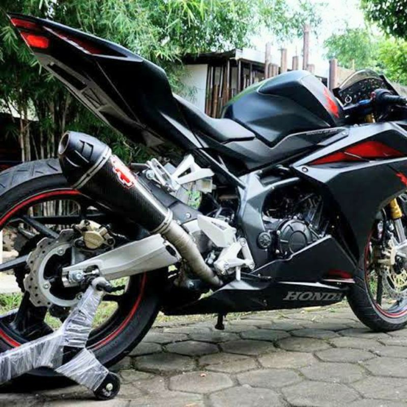 knalpot racing R9 austin carbon honda cbr 250 rr full system