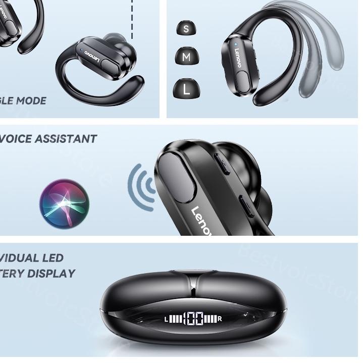 (TERBARU) Thinkplus Lenovo XT80 True Wireless Bluetooth Earphone Sport TWS HiFi stereo