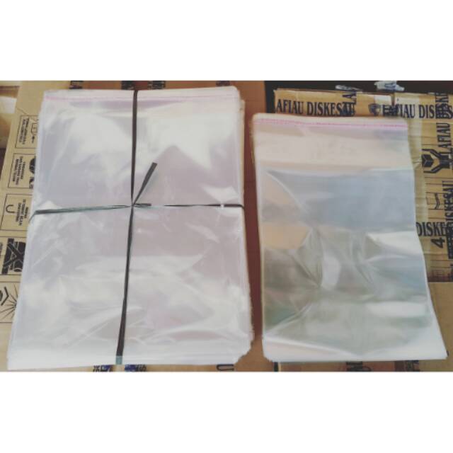 

HenJO Plastik OPP Lem 25x35+4cm Plastik Baju