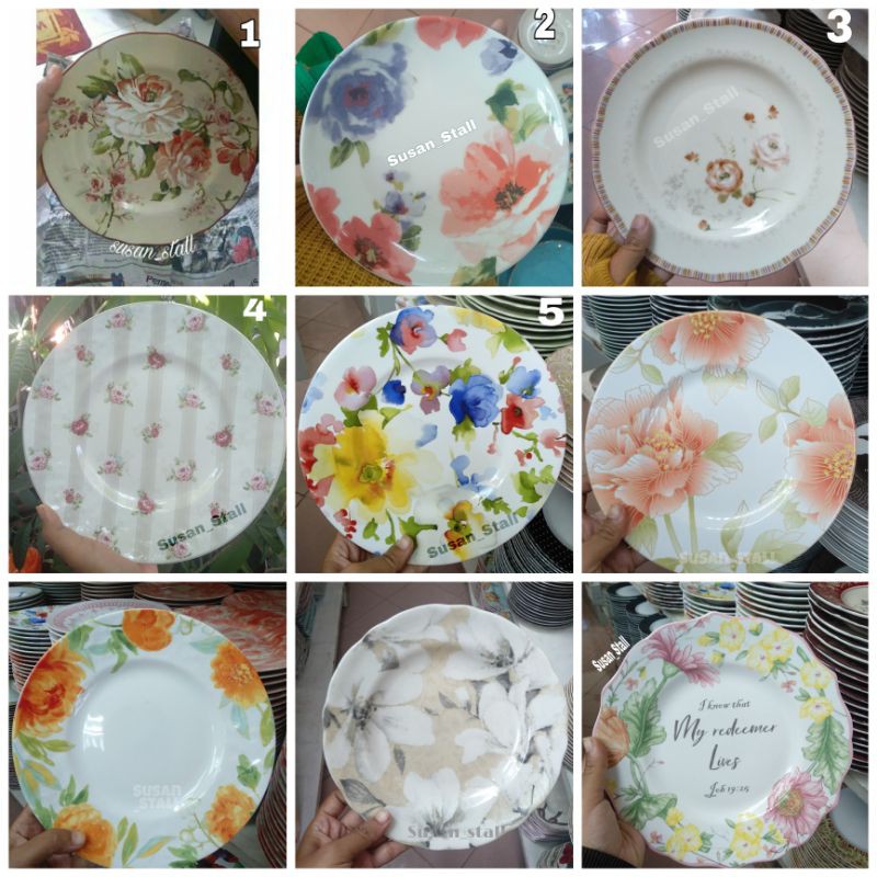 [piring cantik] bunga produk sango, fifth, dll