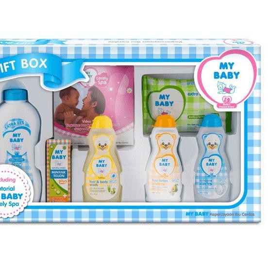 [KODE 936] My baby set gift box gift box set my baby set sabun sampo bayi paket perlengkapan sabun b