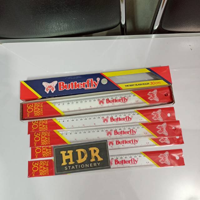 

Penggaris / Rol Plastik Butterfly 30cm