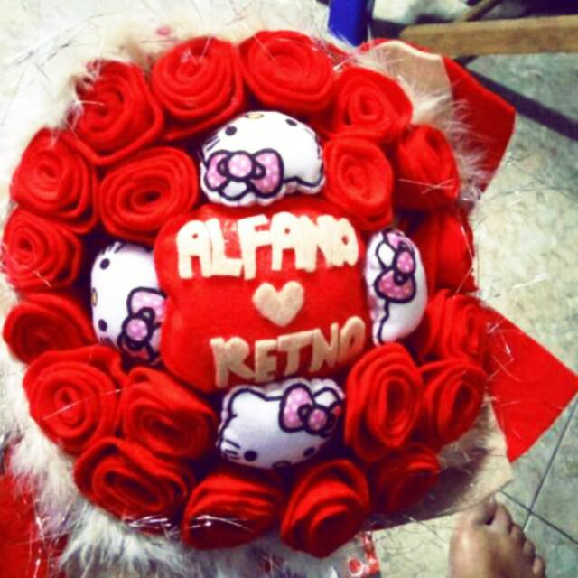 

Bunga flanel handmade