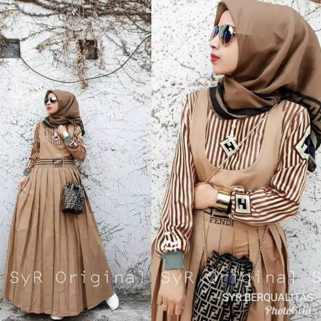 setelan rok fendi