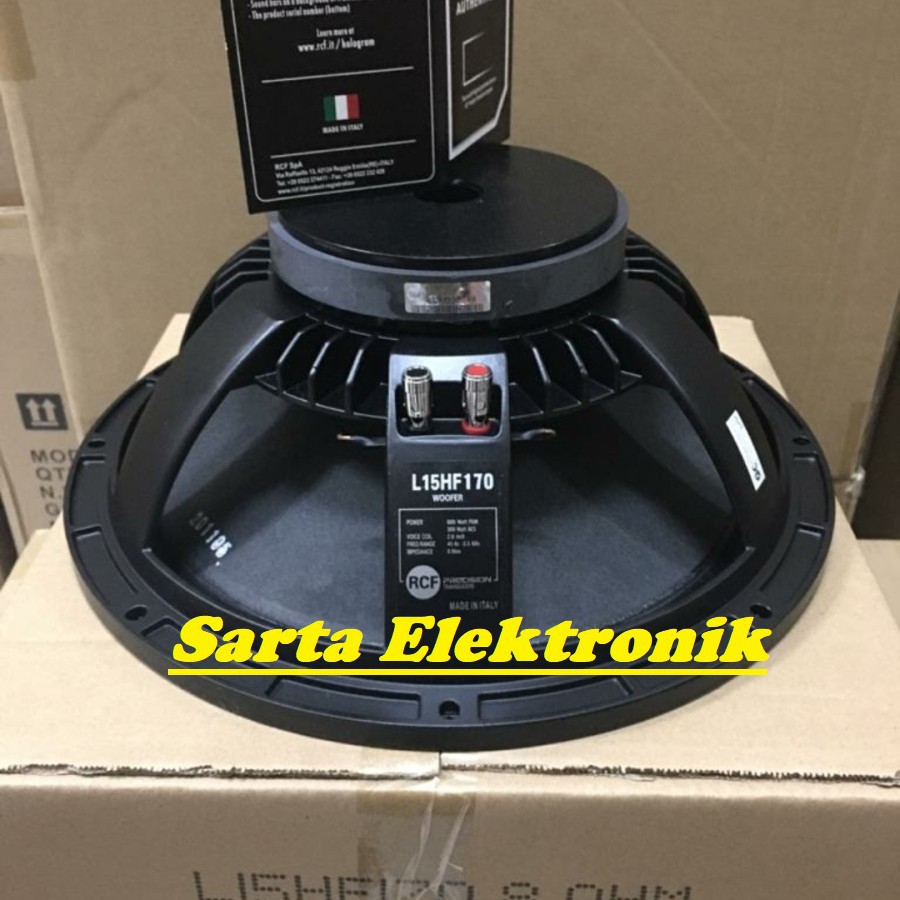 Speaker RCF 15HF170 / L15 HF170 15 INCI Komponen Speaker