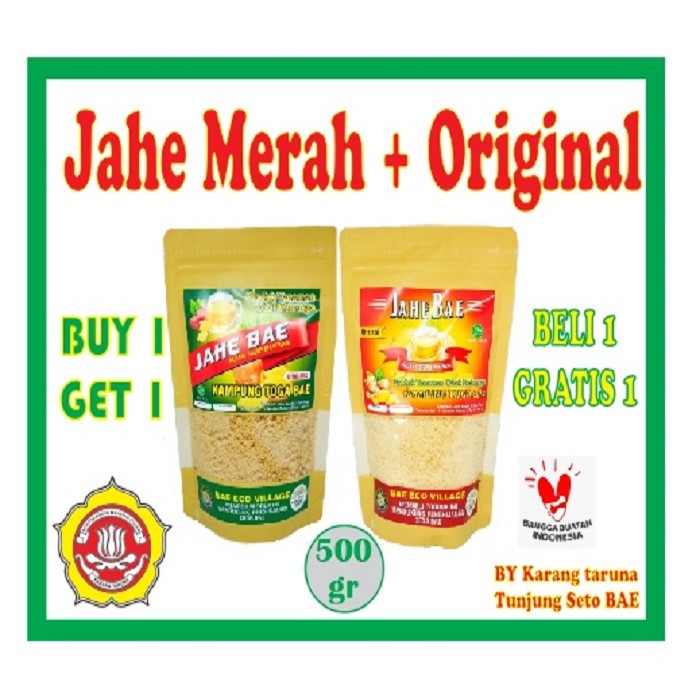 

Buy 1 Get 1 Bubuk Jahe Merah dan Original Serbuk Wedang Instan Super