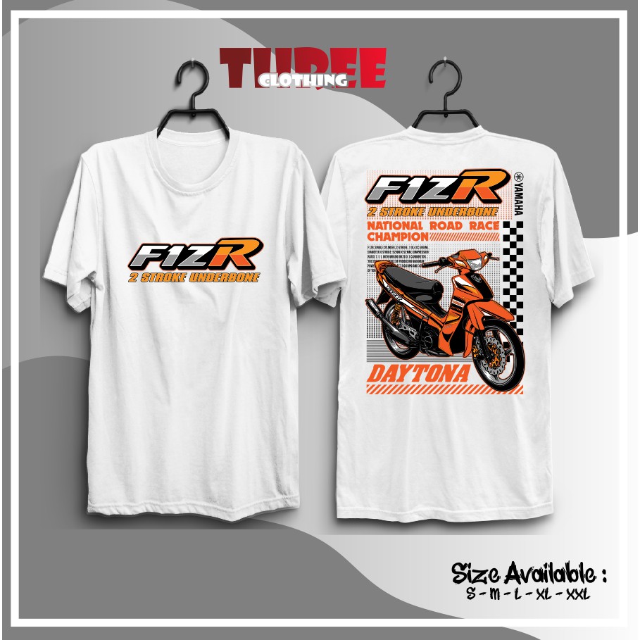 KAOS BAJU DISTRO YAMAHA F1ZR 2 TAK 2 STROKE UNDERBONE TERLARIS