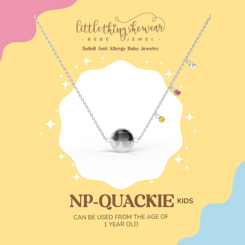 Kalung Anak NP-QUACKIE 3,5gr - THE ANIMALS SERIES