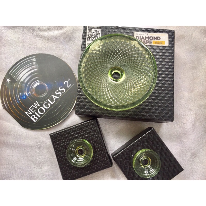 PRELOVED BIOGLASS 2S DIAMOND SHAPE 10 CM ORIGINAL MCI FREE 2 PCS BIOGLASS MINI
