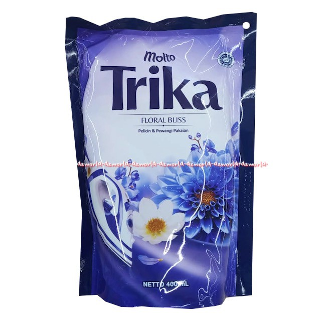 Molto Trika Pelicin Dan Pewangi Pakaian 400ml All Variant Molto Strika Kemasan Isi Ulang Refi Untuk Menggosok Setrika Pakaian Baju Agar Licin