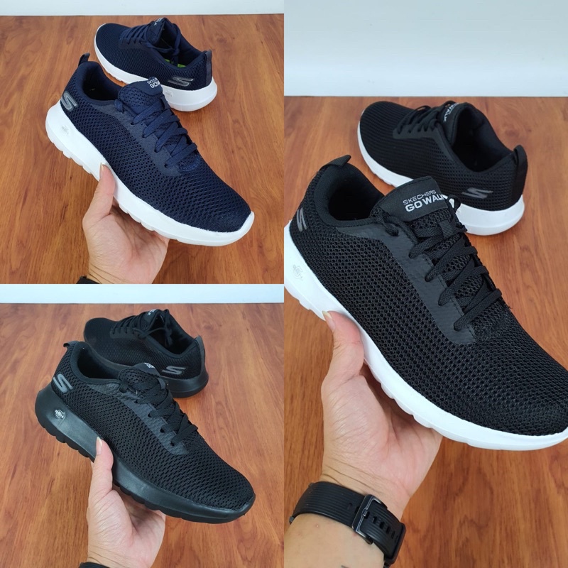 Skechers gowalk max tali / sepatu skechers pria tali