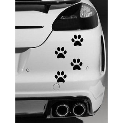 Stiker Mobil Motor Kaca Body Dog Paw Sticker Lucu Kaki Anjing kecil