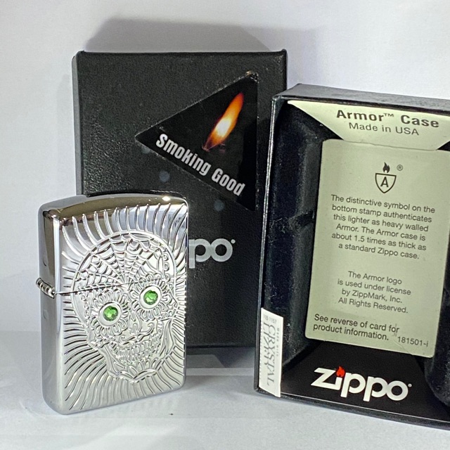 Original zippo armor 49172 sugar skull