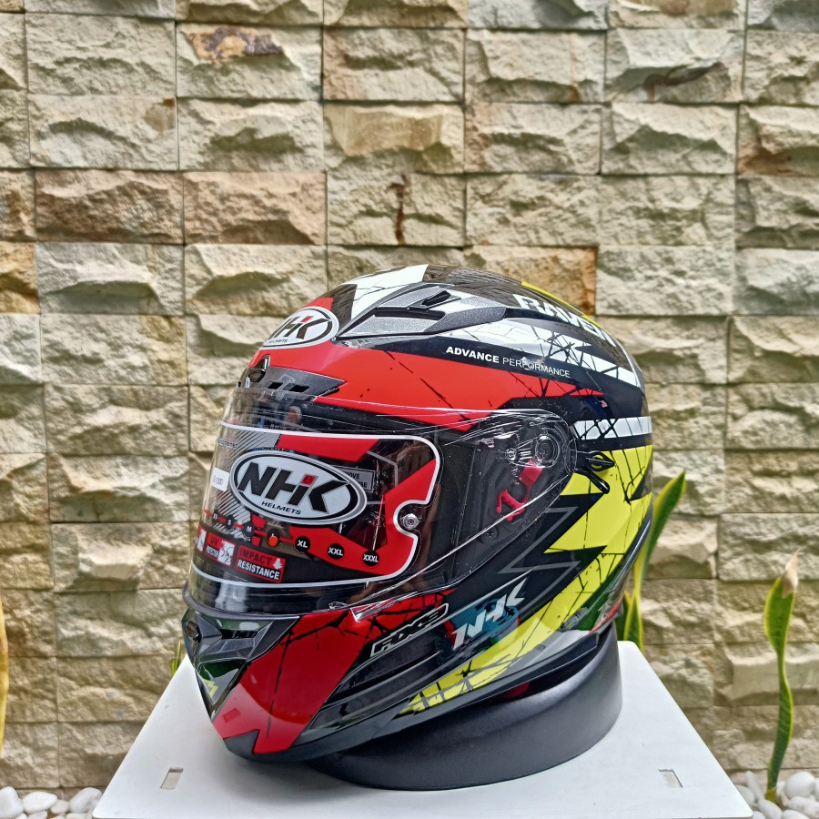 NHK RX9 RAVEN BLACK YELLOW RED GLOSSY