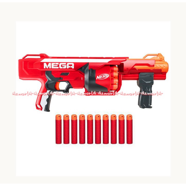 Nerf Mega Doublebreach Mega Gun Mainan Panjang Nerf N-Strike Mega Doublebreach Blaster Original