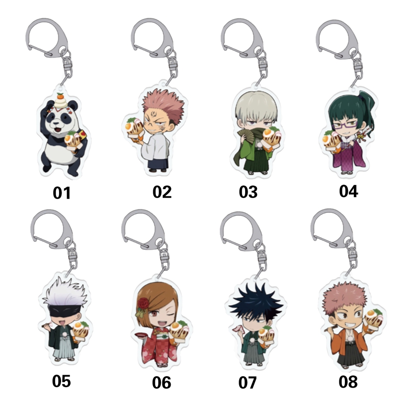 Gantungan Kunci Desain Jujutsu Kaisen Gojo Satoru Charms