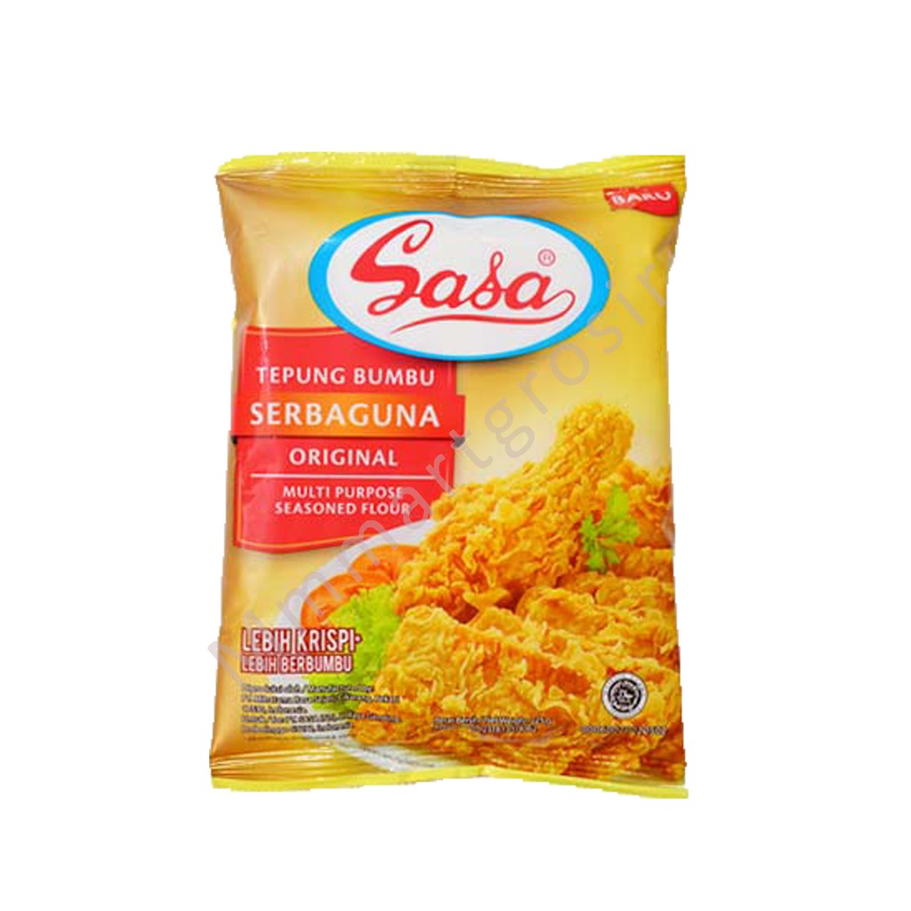 SASA TEPUNG BUMBU SERBAGUNA ORIGINAL LEBIH KRISPI/LEBIH BERBUMBU 210g