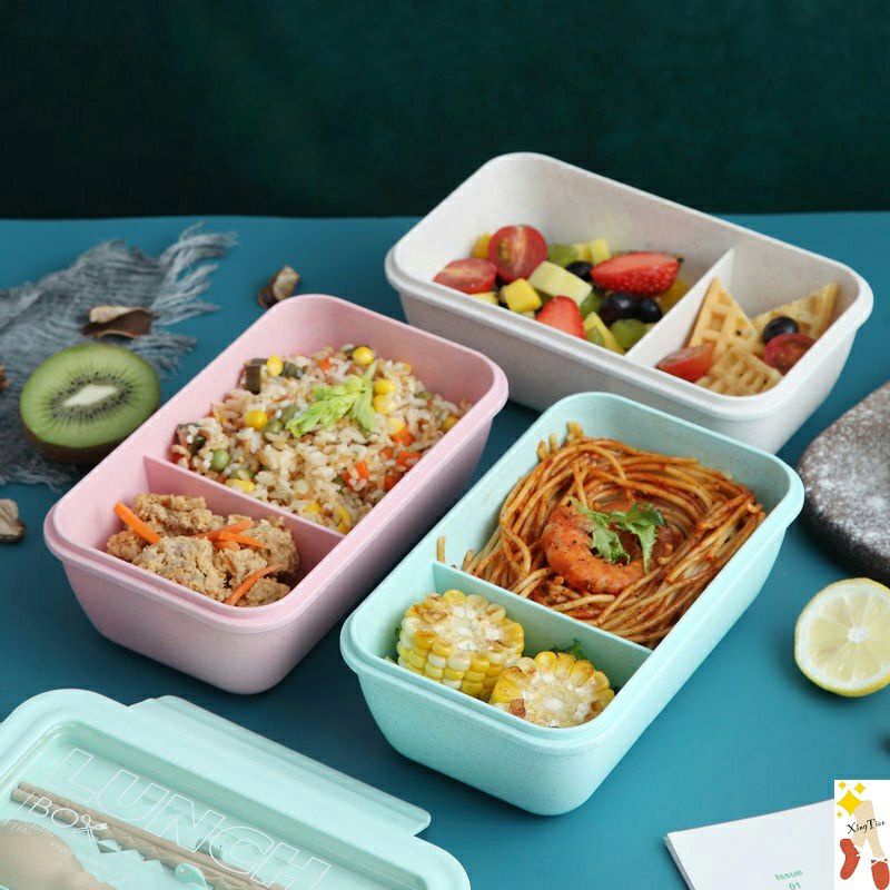 Kotak Makan Lunchbox Gandum Lunchbox Sekat / Kotak Bekal Makan Gandum kotak makan SLIM