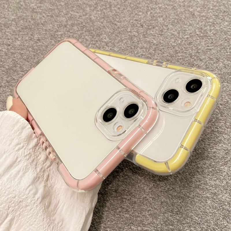 Soft Case Transparan Luminous Shockproof Cover iPhone 13 12 11 Pro X XS Max XR